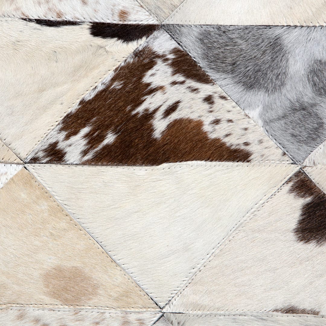 Cow Skin Patchwork Rug 3x5 ft
