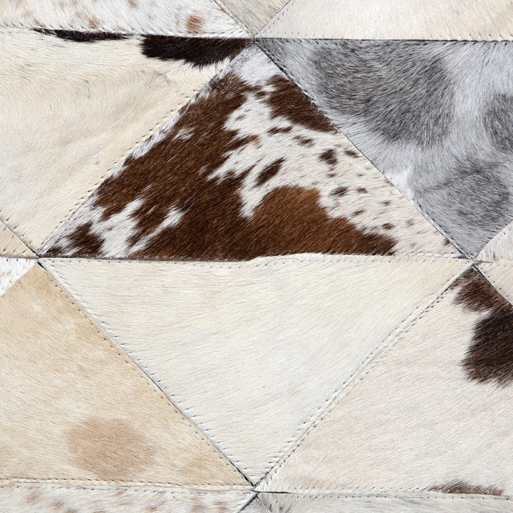 Cow Skin Patchwork Rug 3x5 ft