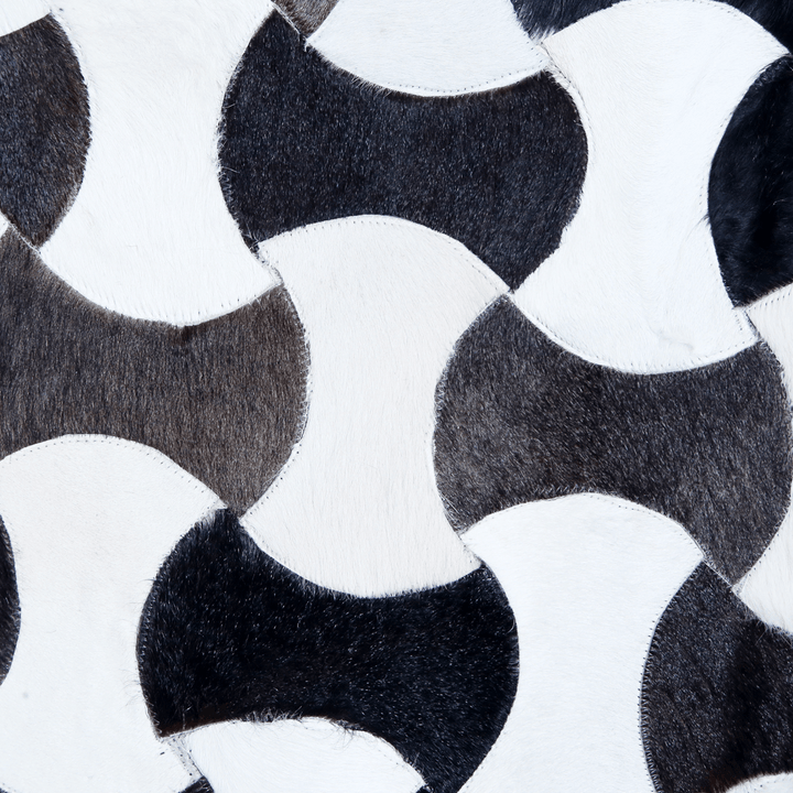 Cow Skin Patchwork Rug 4X6 ft