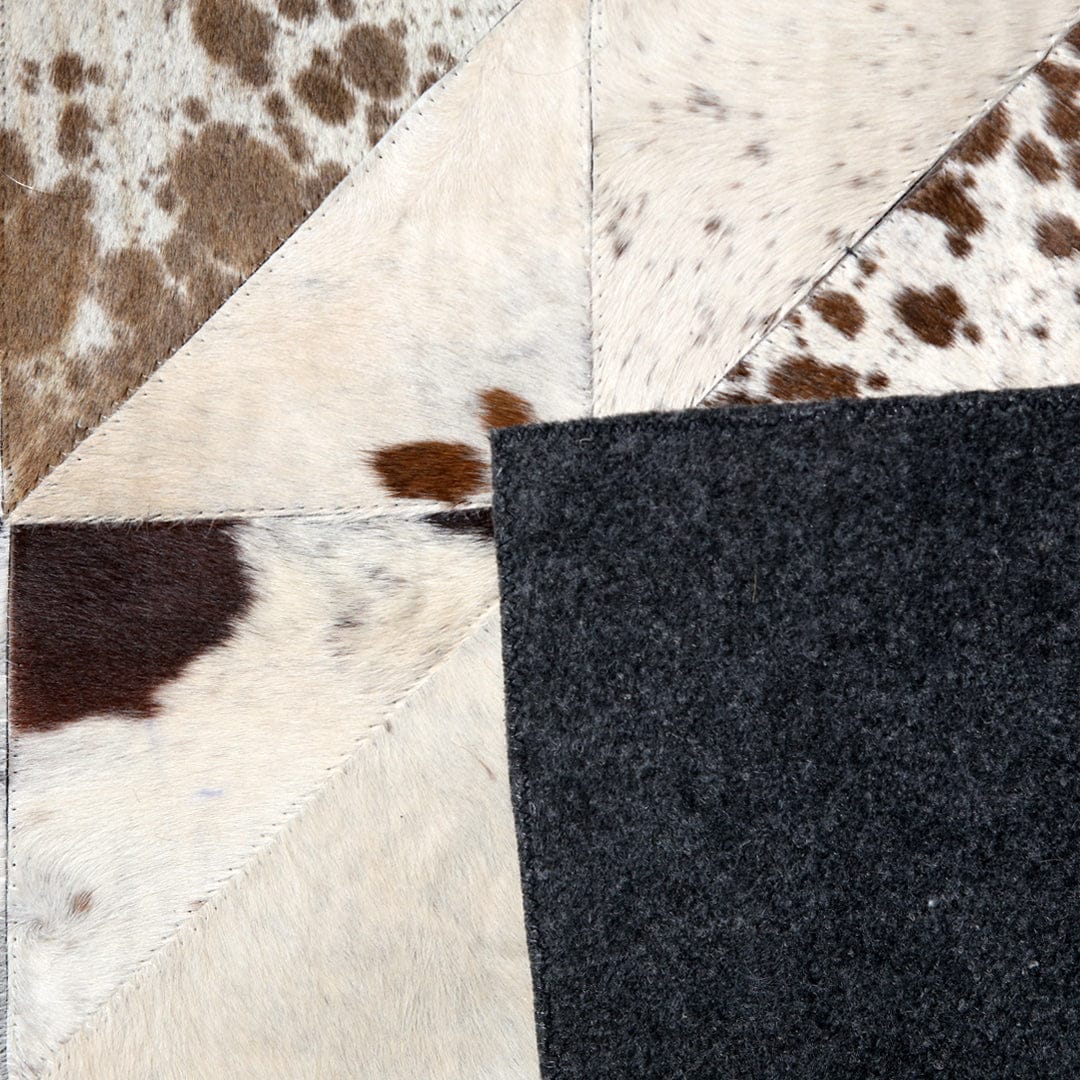 Cow Skin Patchwork Rug 3x5 ft