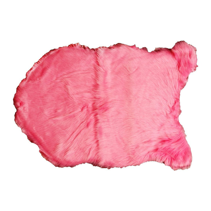 Pink Small Fur Throw 2x3 ft