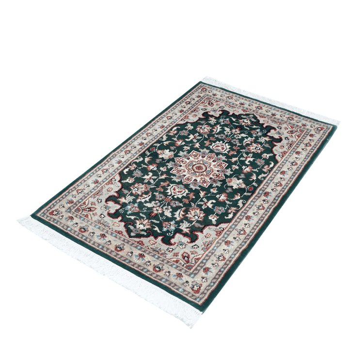 Handknotted Silk Rug 2.5x4 Ft