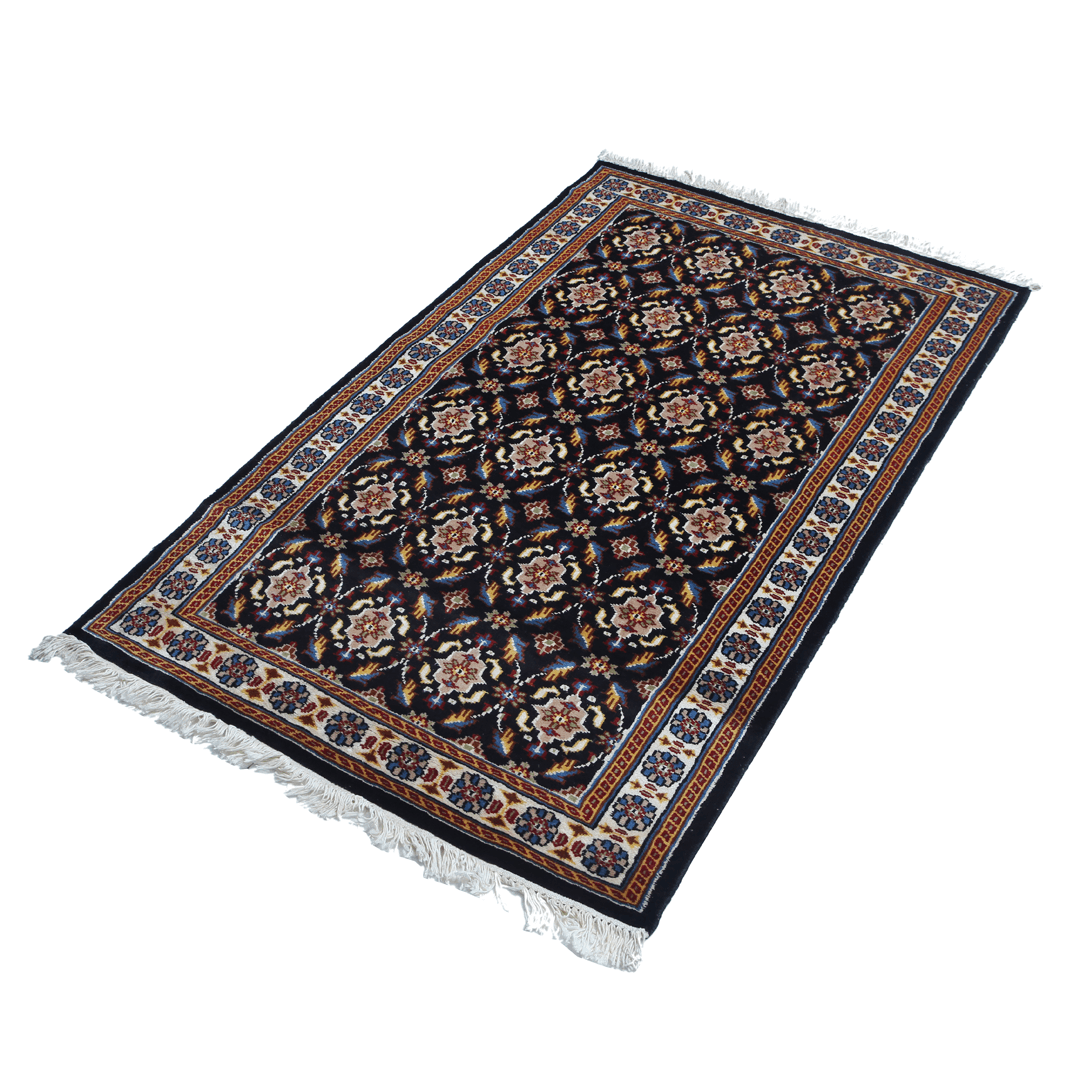 Handmade Silk Rug 3x5 Ft