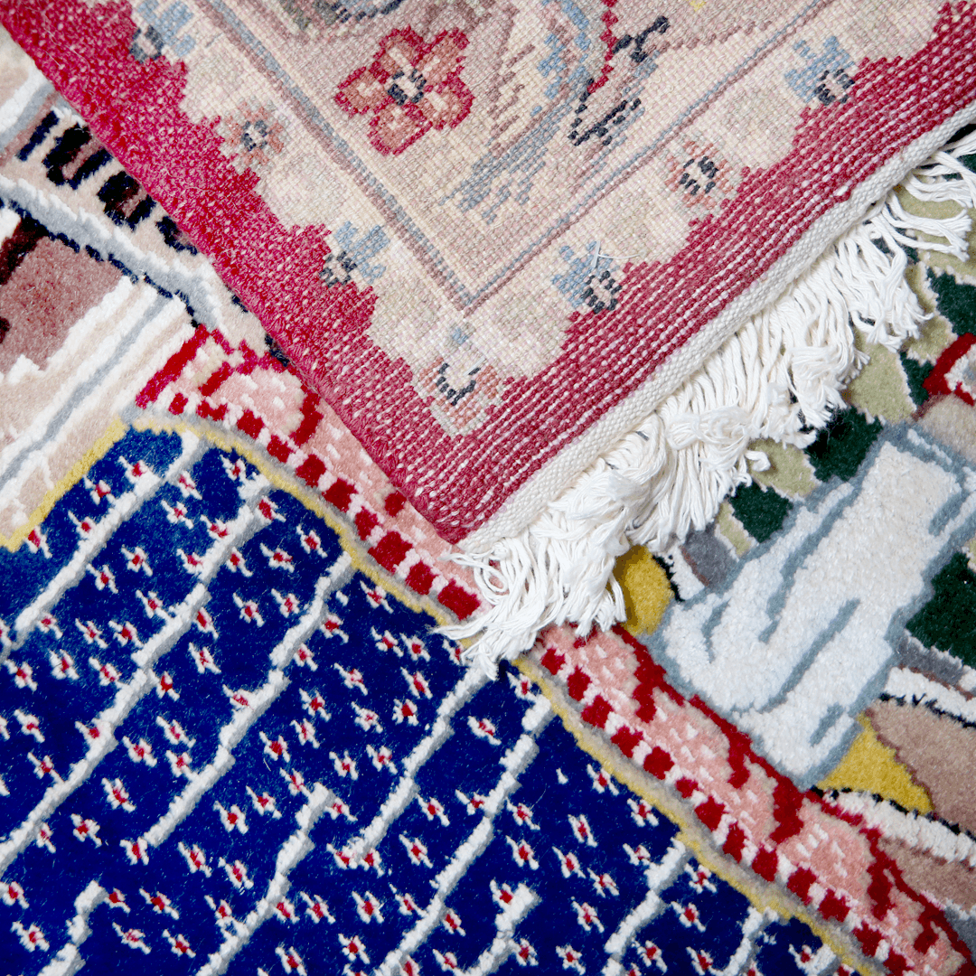 Anarkali Design Handknotted Silk Pictorial Rug 4x6 ft