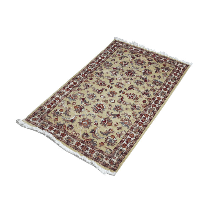 Handknotted Silk Rug 2.5x4 Ft