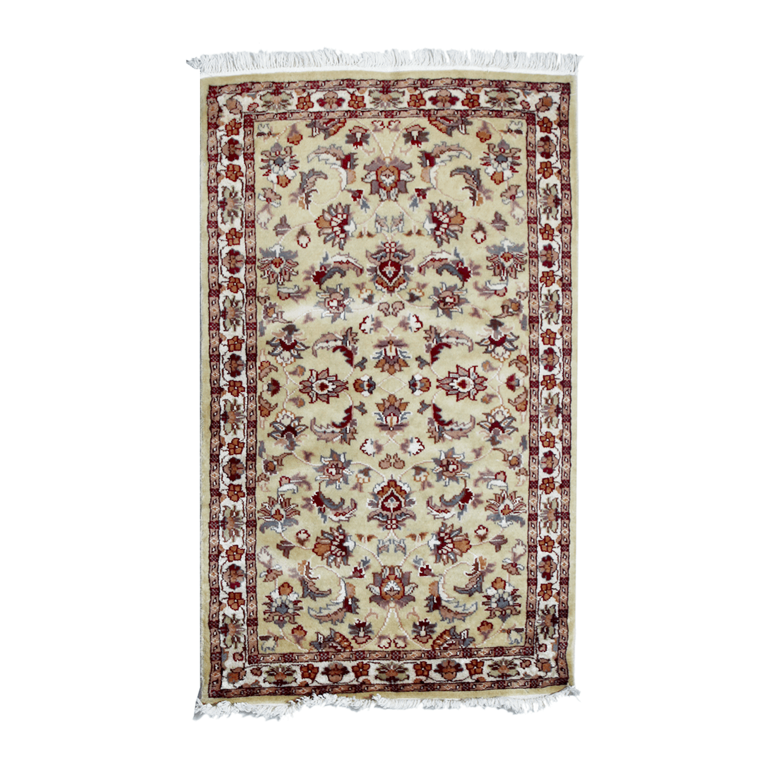Handknotted Silk Rug 2.5x4 Ft