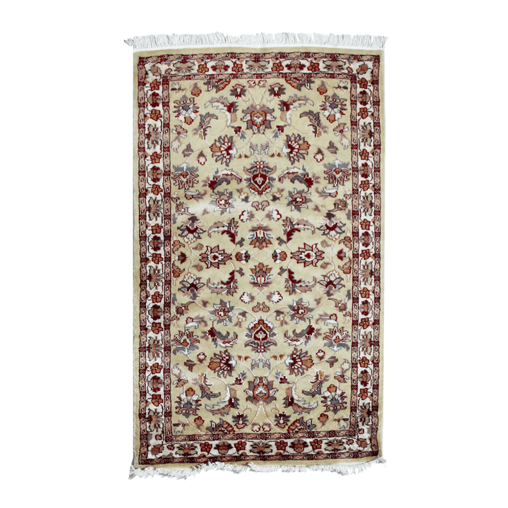 Handknotted Silk Rug 2.5x4 Ft