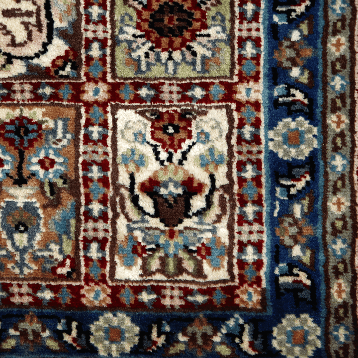 Handknotted Silk Pictorial Rug  2x3 Ft