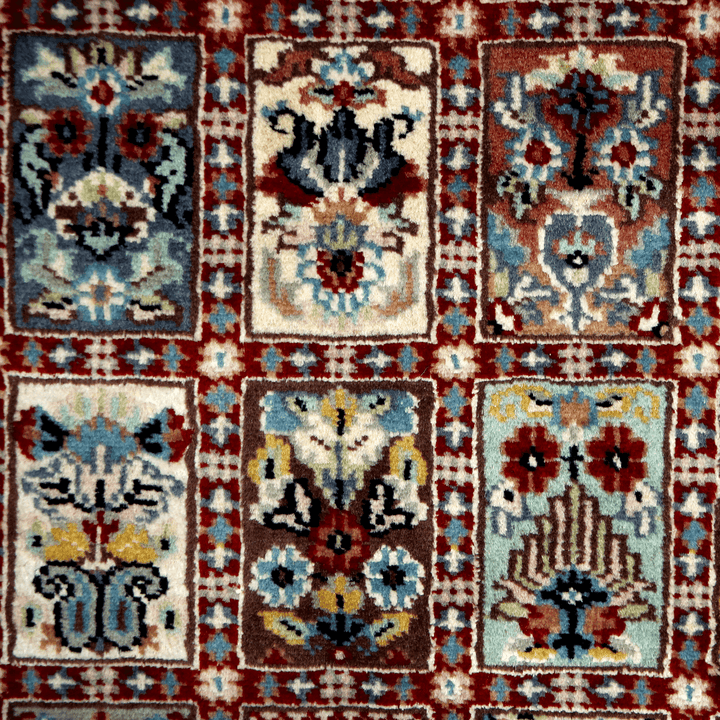 Handknotted Silk Pictorial Rug  2x3 Ft