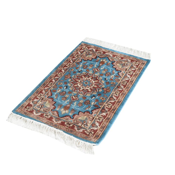 Hanknotted Silk Mat 2x3 Ft