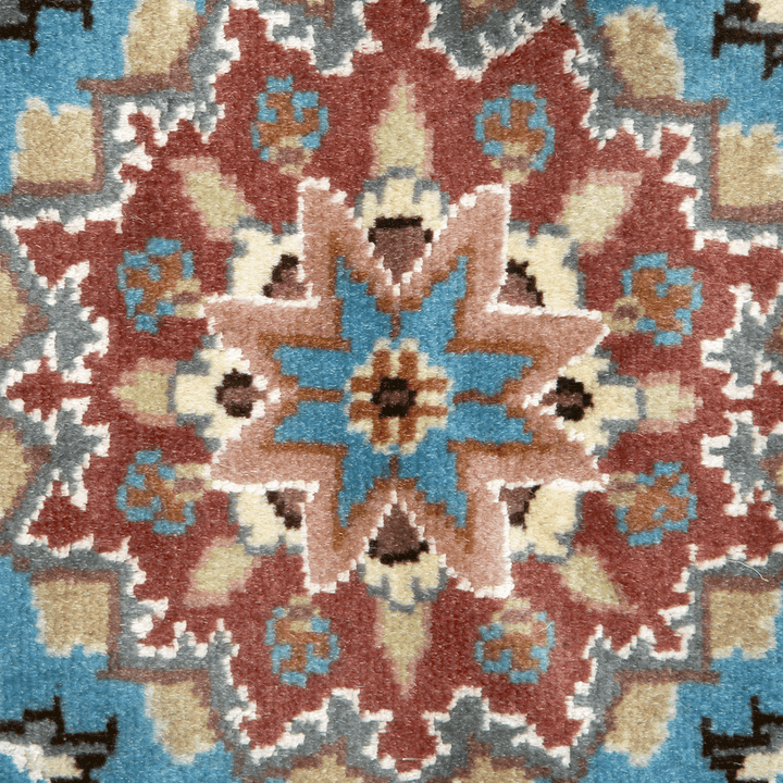 Hanknotted Silk Mat 2x3 Ft