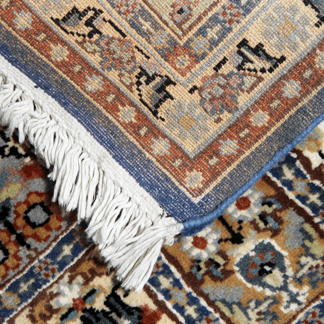 Handknotted Silk Runner Compartments 2x6 ft