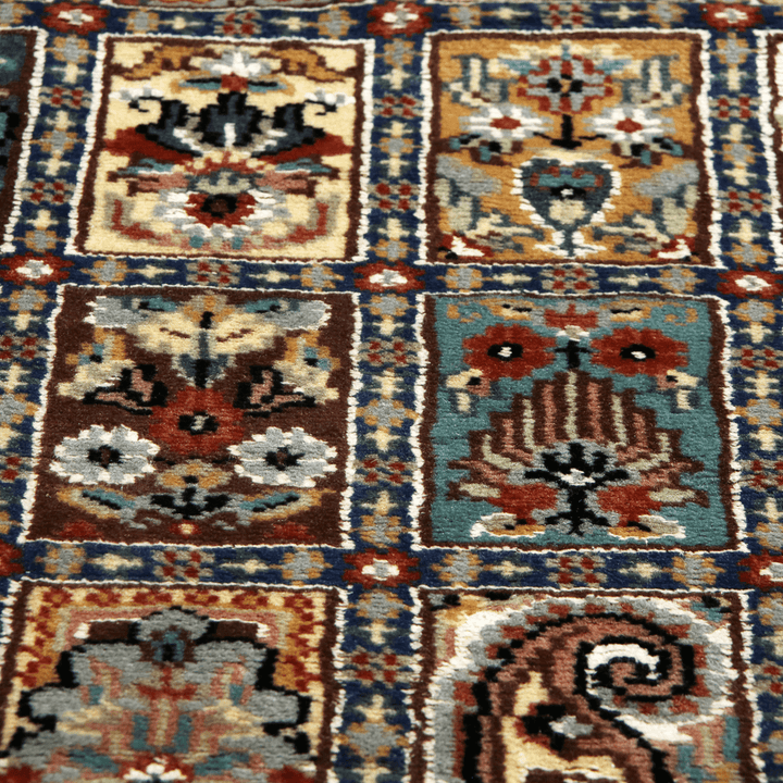 Handknotted Silk Runner Compartments 2x6 ft