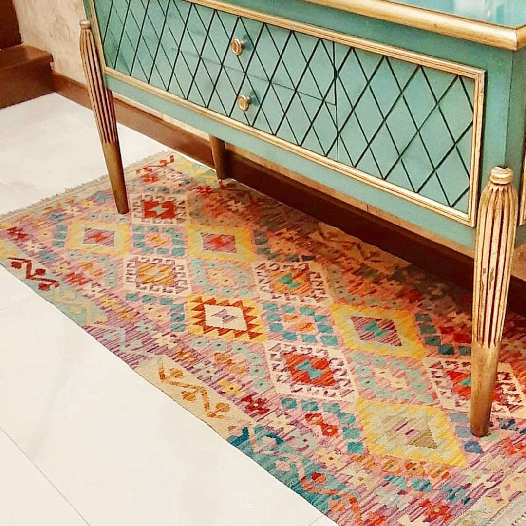 Afghani Kilim - 3x6 Ft